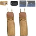 thumbnail image 5 of Cinturón elástico con gancho metálico | Cinturilla invisible sin hebilla para pantalones | Cierre ajustable unisex para el trabajo y actividades al aire libre, 5 of 5