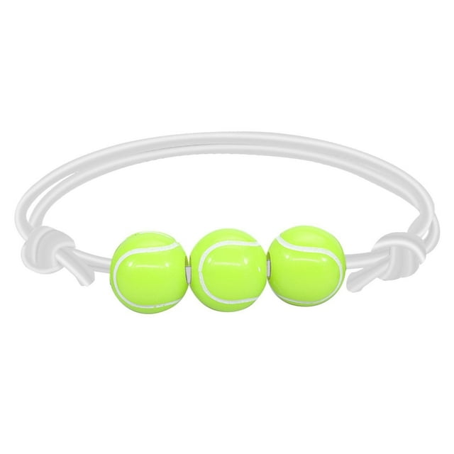 Bracelet de Basketball Baseball Ligne de Cire Bracelet de Tennis Rugby Garçons Filles Bijoux de Sport Collier et Ensemble de Bracelet pour Femmes Colliers de Perles pour Femmes Bijoux de Mode Ensemble de Collier 3 Pcs Bijoux de Mariage
