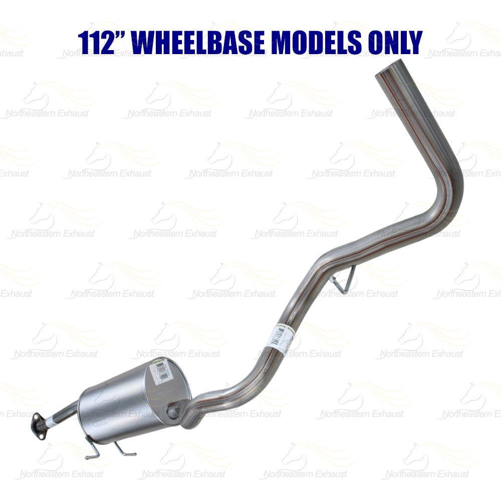 Northeastern Exhaust | Stainless Steel Intermediate Pipe, Muffler & Tail Pipe Exhaust System Kit Compatible for Mazda B3000 2004-2011 3.0L 112" WB | Truck | Direct-Fit