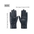 thumbnail image 3 of Deago Women's Classic Gloves Driving Winter Warm Nappa Leather Gloves, 3 of 7