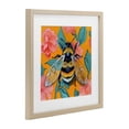 thumbnail image 2 of Stupell Industries Bohemian Bumble Bee & Flower Pattern Birch Framed Print Under Glass, 13 x 13, by Kate Jarvik Birch, 2 of 8