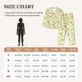 thumbnail image 4 of Naloa Tree Palms Lemon Pajamas for Women Set, Womens Pajama Sets, Lounge Sets for Women, 2pjs for Women-XX-Large, 4 of 7
