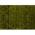 thumbnail image 1 of Ahgly Company Machine Washable Indoor Rectangle Abstract Yellow Modern Area Rugs, 2' x 3', 1 of 4