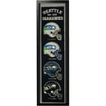 thumbnail image 1 of Encore Select 110-33 Seattle Seahawks Logo History Felt Banner - 14 x 37 in., 1 of 1