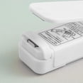 thumbnail image 4 of Mini sellador de calefacción, selladores de alimentos al vacío, prensa manual, sellador de aperitivos blanco Ndcxsfigh Libre de BPA, 4 of 5