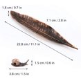 thumbnail image 7 of Incense Holder, Leaf and Cute Snail Incense Holder for Sticks with Ash Catcher, Antique Incense Burner Bulk for Meditation, Yoga, Home, Office, 7 of 7