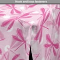 thumbnail image 4 of Dragonfly Dog Crate Cover, Vibrant Spring Theme Beauty Pattern with Winged Inspirational Insect Image, Easy to Use Pet Kennel Cover for Dogs, 35" x 23" x 27", Pale Pink Fuchsia, by Ambesonne, 4 of 6