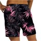 thumbnail image 4 of Puntoco Pantalones Cortos Para Hombre Con Bolsillos Con Cordón, Pantalones Cuartos Estampados Del Día De La Independencia, Blanco Xl, Pantalones Cortos Hombre, 4 of 5