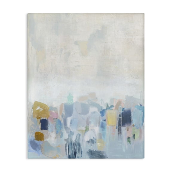 Stupell Industries Contemporary Blue Abstract Landscape Canvas Art, 16 x 20, by Rachel Springer