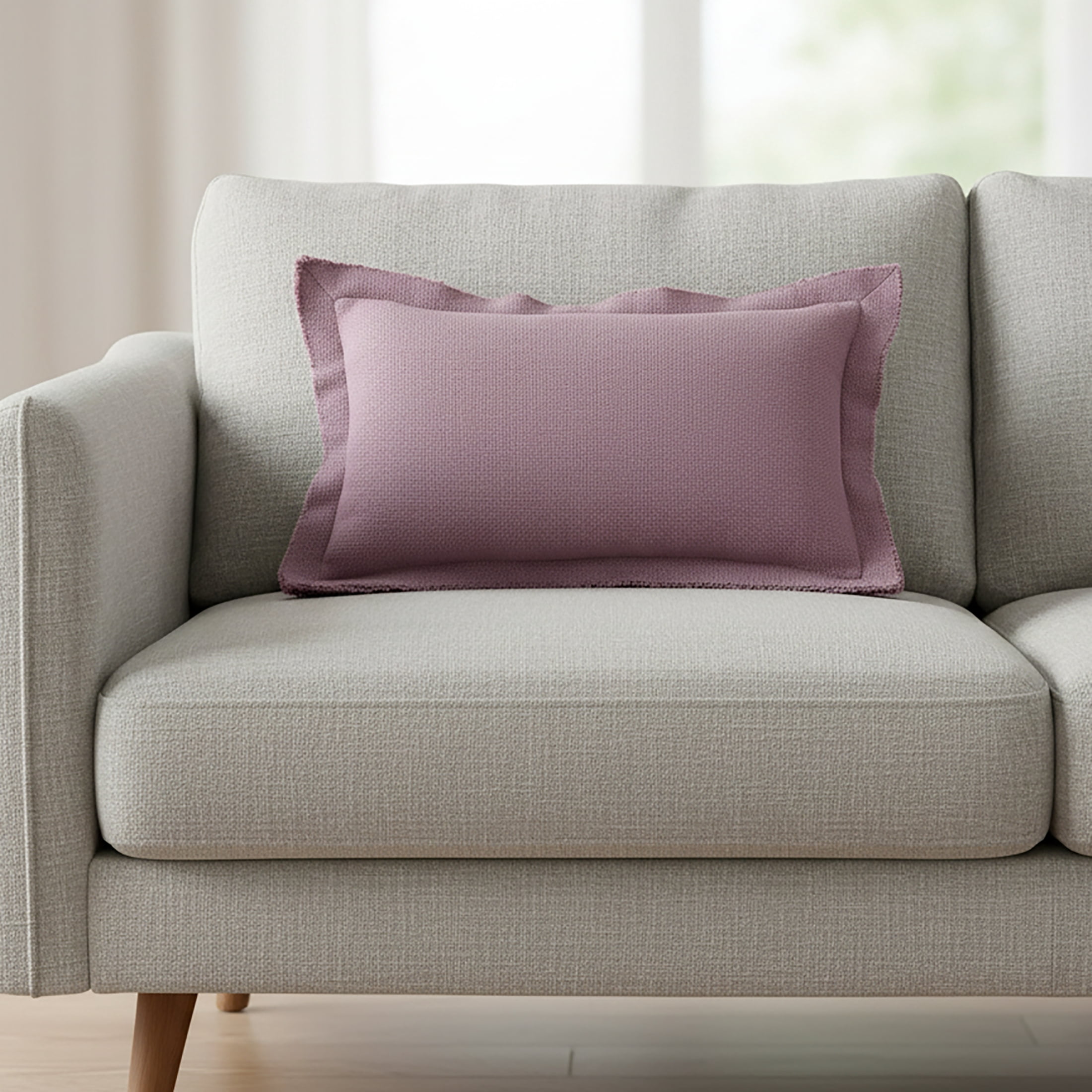Better Homes & Gardens 14x24 Blake Bi-Flange Throw Pillow Cover, Violet Gem