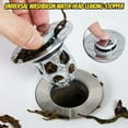 Universal Bathroom Sink Stopper Pop Up Sink Drain Stopper, Brass Bounce Bullet Core Sink