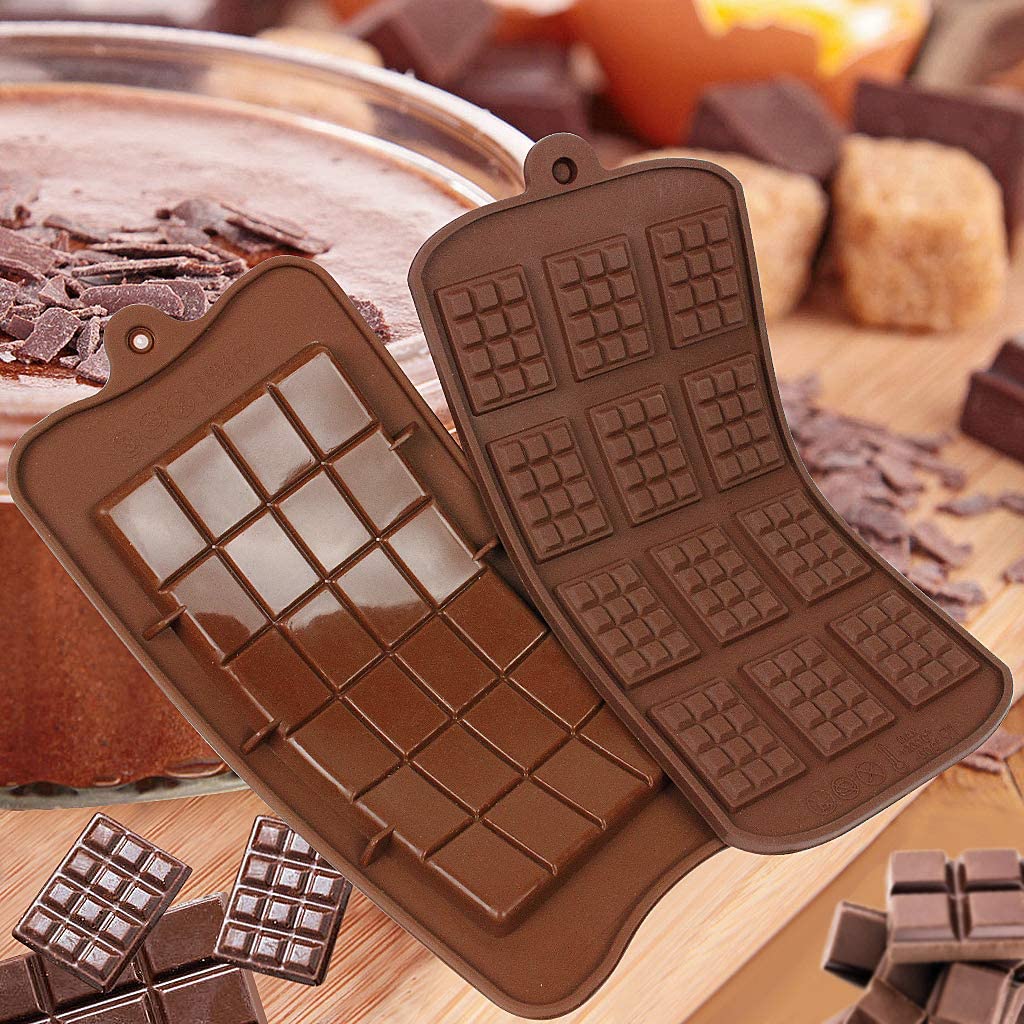 24 grids Brown Chocolate Silicone mold price in Qatar - Bake Wares