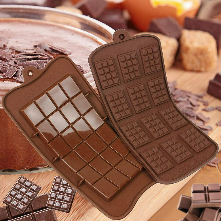 6 pcs Silicone Chocolate Molds, CNYMANY Candy Mold Jelly Mould Non-Stick  Kitchen Baking Pans Ice Cube Trays for Party Festival - 6 Shapes