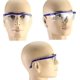 thumbnail image 2 of Safety Glasses,3 PCS Anti-fog Goggles Blue Frames UV Protection Goggles for Kids Adults with PC and Thicker Lenses for Outdoor Activities, 2 of 5