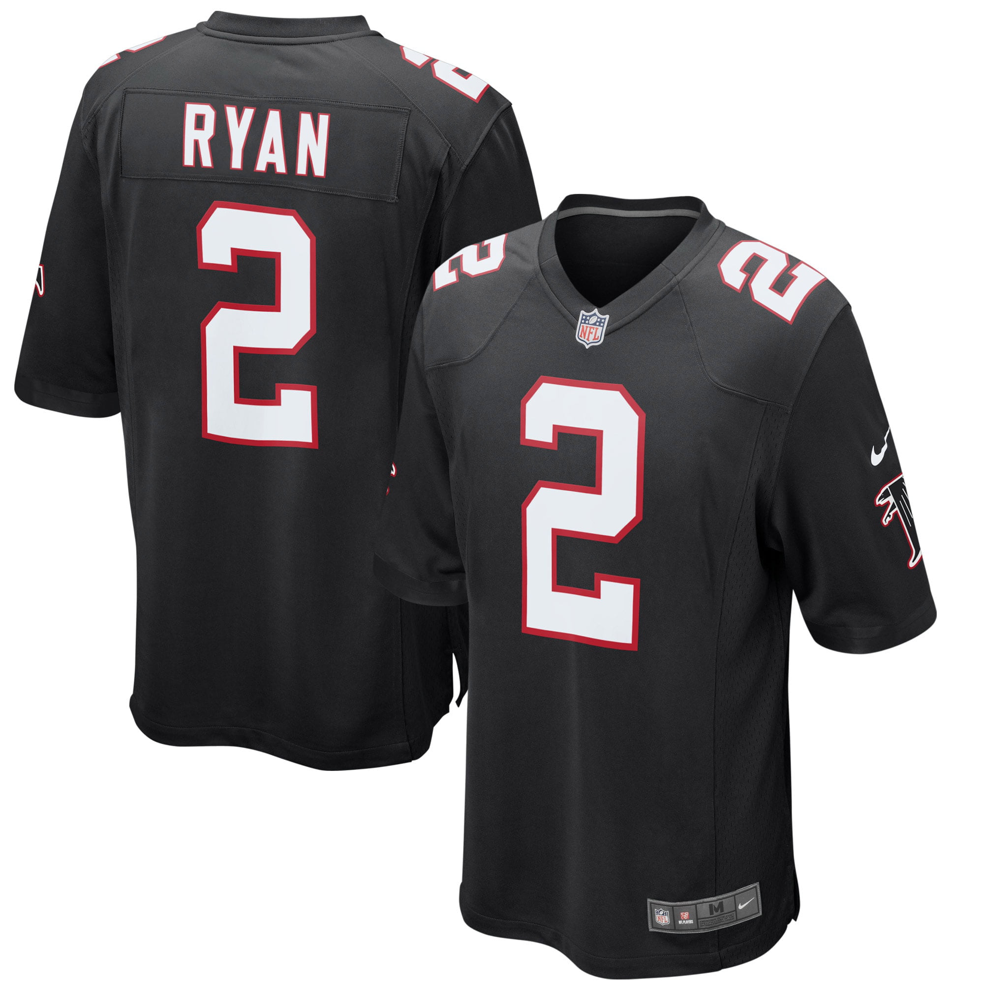 Matt Ryan Atlanta Falcons Nike Youth Alternate Game Jersey - Black - Walmart.com ...