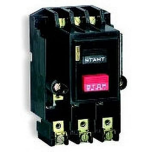 Manual Motor Starter, NEMA M-0, 3 P, 3 Phase, Push Button, 27 A