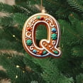 thumbnail image 5 of 26 Alphabet Ornaments For Christmas Tree Candy Cane Initial Letter Pendant With Berries Pattern Mini Monogram Hanging Decorations For Christmas Gifts DIY Decor, 5 of 5