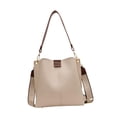 thumbnail image 4 of Bolso de hombro para mujer, bolso de mano para mujer, bolso de mano de moda para vacaciones, trabajo al aire libre Beige, 4 of 8