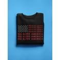 thumbnail image 3 of God Bless America Flag Sweatshirt Men -GoatDeals Designs, Male Small, 3 of 4