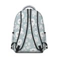 thumbnail image 3 of Pioneer Flower Floral Print Pattern Backpack for School, Cute School Bag with Adjustable Shoulder Straps and Padded Back, 15.3"x11"x7.1", 3 of 5