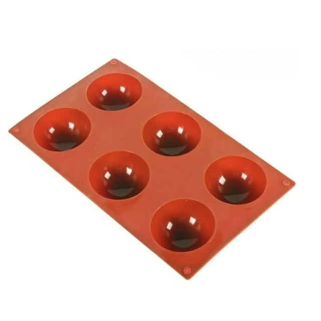 Moldes Para Postres, Mini Molde Para Pasteles, Media Bola, 6 Agujeros Para El Hogar