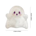 thumbnail image 3 of Girls Casual Knapsack Ghost Shape Vintage Backpack Furry Rucksack (White), 3 of 10