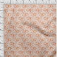 thumbnail image 4 of oneOone Silk Tabby Light Peach Fabric Abstract Floral Fabric For Sewing Printed Craft Fabric By The Yard 42 Inch Wide, 4 of 5