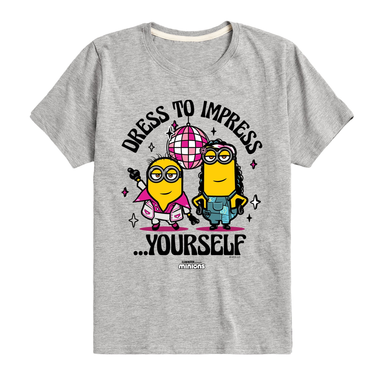Despicable Me - Dress To Impress Yourself - Toddler & Youth Short Sleeve Graphic T-Shirt
