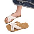 thumbnail image 1 of Zapatos Verano Casa Sandalias Playa Correa Cruzada Suave Cuero PU para Mujer, 1 of 9