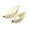 White, variant on Cute Banana Shaped Cat Bed Soft Pet Supplies Cozy Sleeping Pod with Half Open Lid Design for Small Dogs and Cats