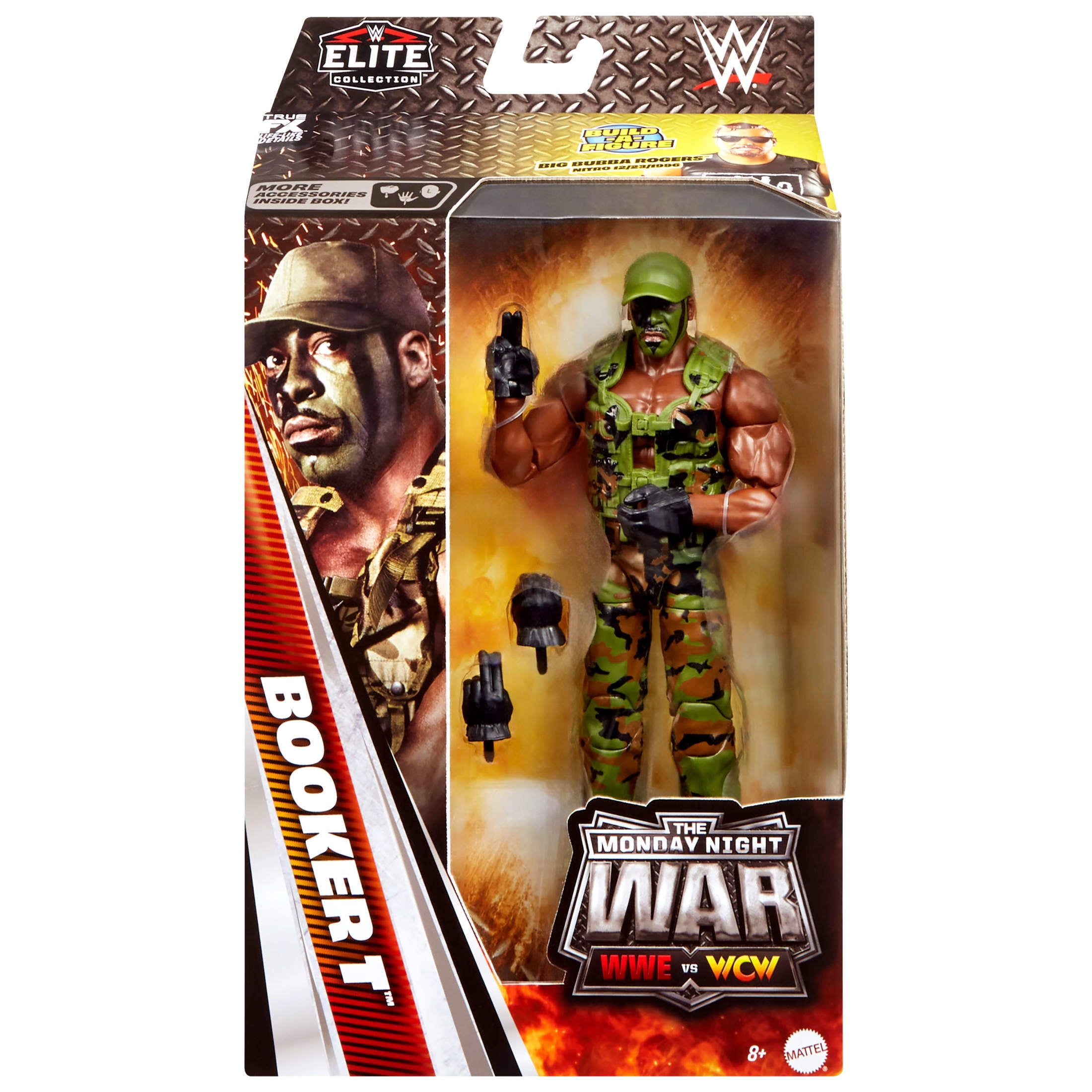WWE WCW 新日本プロレス　フィギュア　ブッカーT WWE Monday Night War Elite Collection Booker T Action Figure