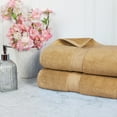thumbnail image 2 of Superior 800 GSM Egyptian Cotton 3-Piece Towel Set, Soft Ultra Absorbent Towels, Red, 2 of 7