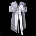 thumbnail image 4 of 1-1\\/2 inch White Sheer Organza Ribbon for Gift Wrapping 50 Yards (150Ft), Chiffon Ribbon for Bouquet Wrapping, Decoration, Craft, Making Bows and Wreaths, No Wire, 4 of 5