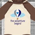 thumbnail image 4 of Inktastic The Adventure Begins Hot Air Balloon Boys Boys Long Sleeve Baby Bodysuit, 4 of 5
