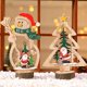 thumbnail image 5 of Adorno navideño, decoración de mesa estéreo, colorfast, mano de obra fina, árbol de escritorio de Navidad en miniatura de madera para el hogar, 5 of 5