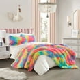 thumbnail image 2 of Heritage Club Rainbow Bright Faux Fur Comforter Set, Twin/Twin XL, 2 of 5