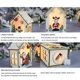 thumbnail image 4 of Yuarrent Casa de de Navidad, exquisito adorno de escritorio, lámpara de noche en forma de cabina, colgante luminoso en miniatura brillante Kits de decoración para fiestas Muñeco de nieve Yuarrent HA068046-02B, 4 of 6
