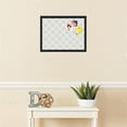 thumbnail image 3 of PinPix 20x15 Custom Cork Bulletin Board Diamond Modern Pattern Grey Poster Board Has a Fabric Style Canvas Finish, Framed in Diamond Modern Pattern Grey, by ArtToFrames (PinPix-1802), 3 of 5