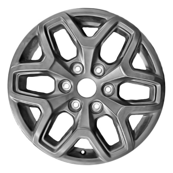 Pre-Owned Original Equipment Painted Flat Black Aluminum Wheel 18 x 8 fits 2022 Ford Ranger (Good)