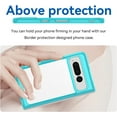 thumbnail image 6 of for Google Pixel Fold Clear Case, Transparent Pixel Fold Back Cover TPU + PC Shockproof Drop Protection Slim Phone Case for Google Pixel Fold 2023 - Blue, 6 of 14