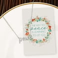 thumbnail image 2 of Peace Script Necklace, 2 of 4