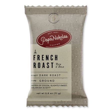 1Pack PapaNicholas Coffee Premium Coffee  French Roast  18/Carton (25183)