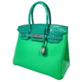 thumbnail image 3 of Heres Birkin 30 Touch Vert Jade Vert Comics Nilo Crocodile Togo Sac de Palladium, 3 of 6