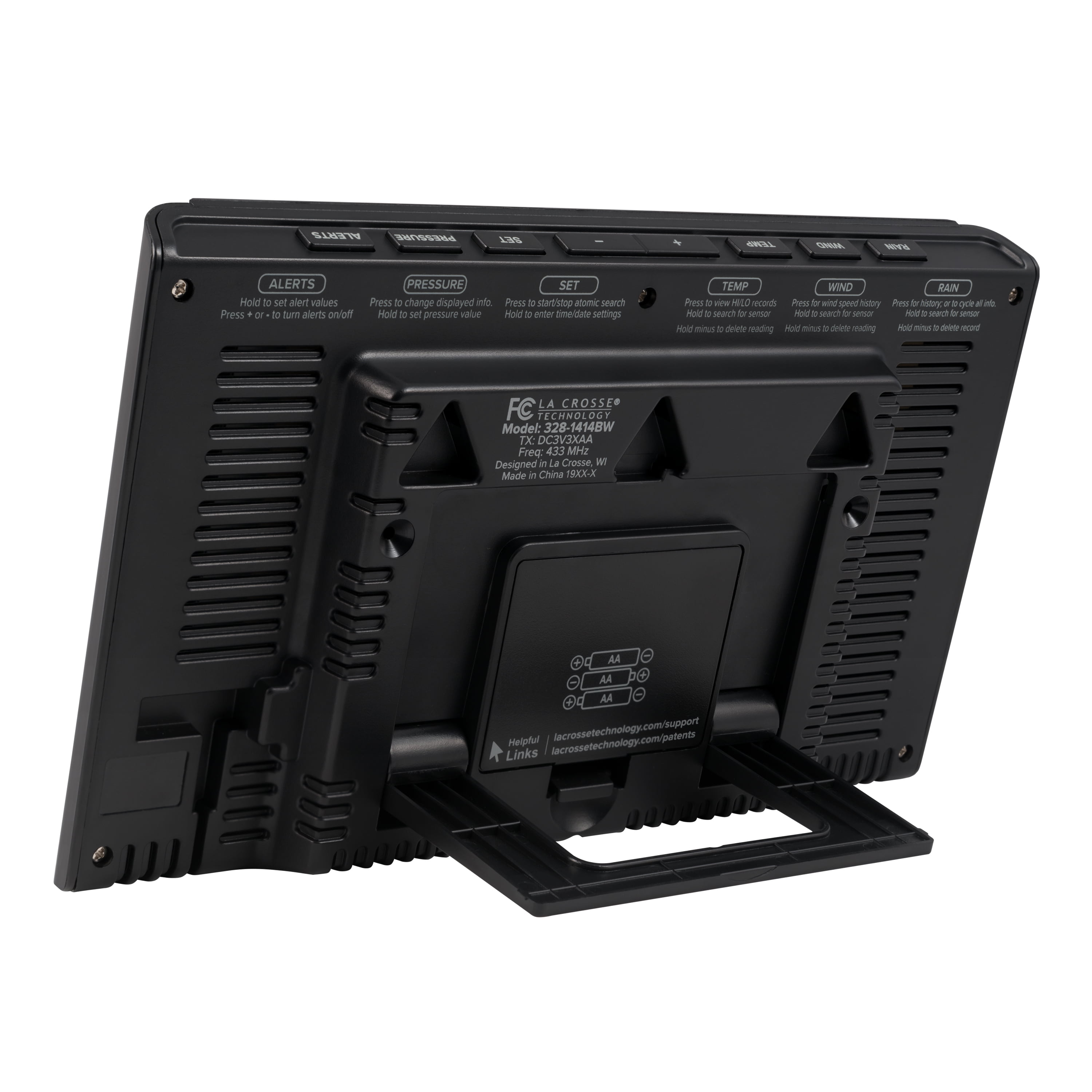 La Crosse Technology Digital Monochromatic Wireless Weather Station, 328-96087-INT