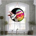 thumbnail image 6 of Bescita Easter 3D Cartoon Bunny Sign Hanging Sign Indoor Outdoor Door Hanging Decoration, 6 of 6