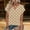 Beige, variant on Guluxicc V Neck T Shirts for Women Short Sleeve Polka Dot Casual Loose Tops Spring Summer Womens Shirts