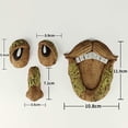 thumbnail image 2 of 3D Old Man Tree Face Art Decoration - Funny Whimsical Tree Face Sculpture - Garden Decoration (D), 2 of 5