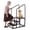 Black-Double armrest 3-step, variant on PYY Portable RV Steps with Handrail, Anti-Slip Metal Camper Stairs for Travel Trailer/Mobile Home/Outdoor Use - Removable Double Armrest Handrails - 3-Step - Double armrest 3-step