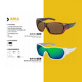 thumbnail image 4 of Bobster® Aria Gloss Clear Burgundy Frame Brown Lens, 4 of 6