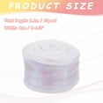 thumbnail image 2 of Iridescent Organza Ribbon Sheer Wired Shimmer Chiffon Ribbons Sparkly Fishtail Yarn Gift Ribbons for Gift Wrapping White, 2 of 6